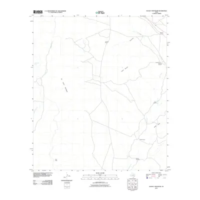 2010 Map of Dugout Mountain, 2010 Print