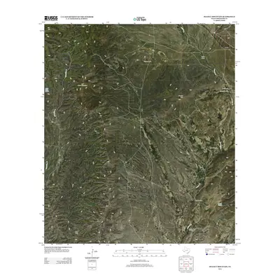 2012 Map of Dugout Mountain, 2012 Print