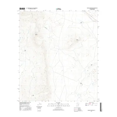 2016 Map of Dugout Mountain, 2016 Print