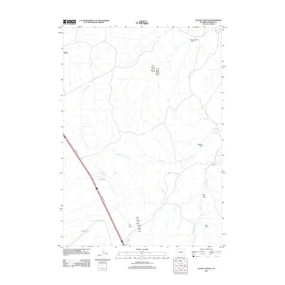 2012 Map of Dugout Ranch, 2012 Print