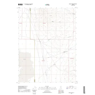 2018 Map of Dugout Spring, 2018 Print