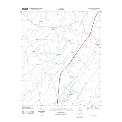 2011 Map of Dugout Valley, 2011 Print
