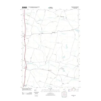 2013 Map of Dugway, 2013 Print