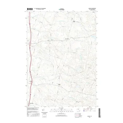 2016 Map of Dugway, 2016 Print