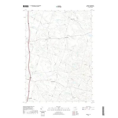 2019 Map of Dugway, 2019 Print
