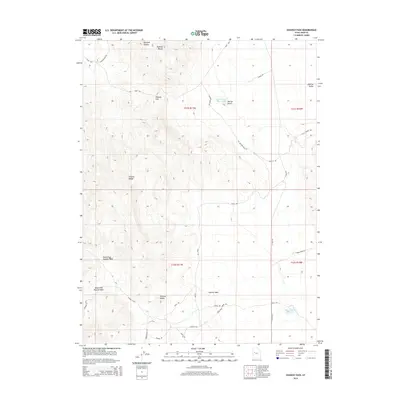 2014 Map of Dugway Pass, 2014 Print