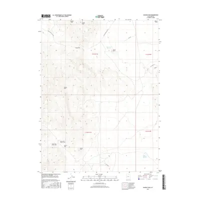 2017 Map of Dugway Pass, 2017 Print