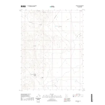 2020 Map of Dugway Pass, 2020 Print