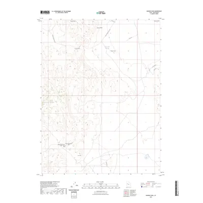 2023 Map of Dugway Pass, 2023 Print