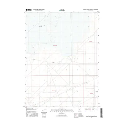 2017 Map of Dugway Proving Ground NE, 2017 Print