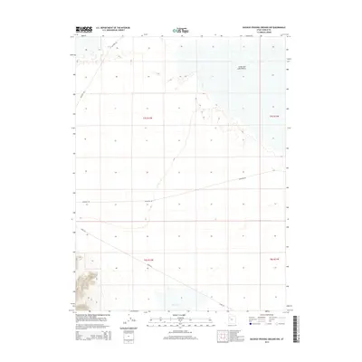 2014 Map of Dugway Proving Ground NW, 2014 Print