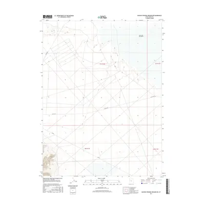 2017 Map of Dugway Proving Ground NW, 2017 Print