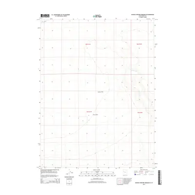2014 Map of Dugway Proving Ground SE, 2014 Print