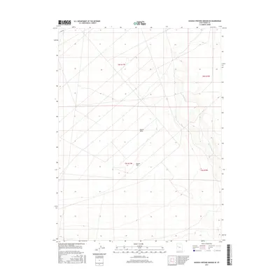 2017 Map of Dugway Proving Ground SE, 2017 Print