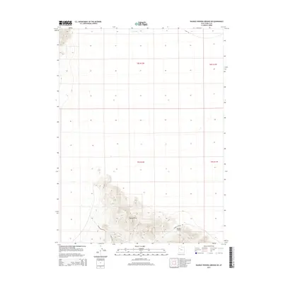 2014 Map of Dugway Proving Ground SW, 2014 Print