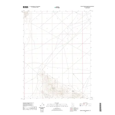 2020 Map of Dugway Proving Ground SW, 2020 Print