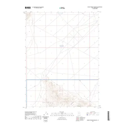 2023 Map of Dugway Proving Ground SW, 2023 Print