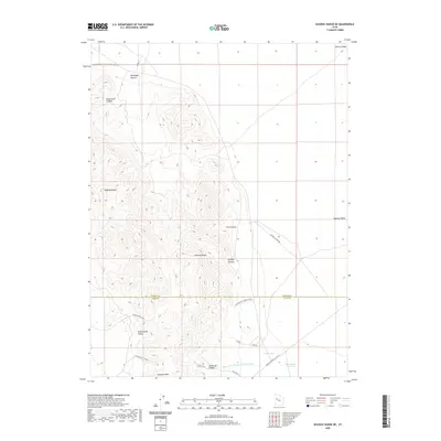 2020 Map of Dugway Range NE, 2020 Print