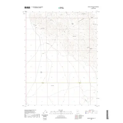 2020 Map of Dugway Range NW, 2020 Print