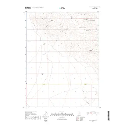 2023 Map of Dugway Range NW, 2023 Print