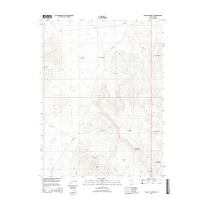 2014 Map of Dugway Range SW, 2014 Print