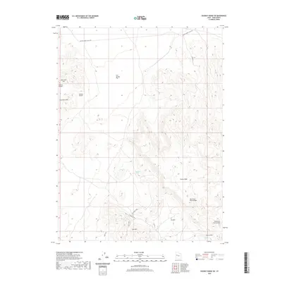 2020 Map of Dugway Range SW, 2020 Print