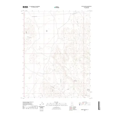 2023 Map of Dugway Range SW, 2023 Print