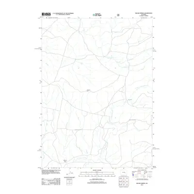 2012 Map of Dugway Rim, 2012 Print