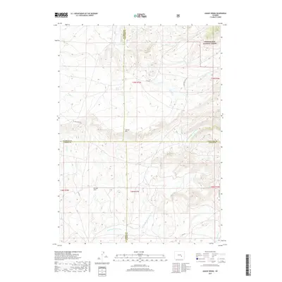 2017 Map of Dugway Rim, 2017 Print