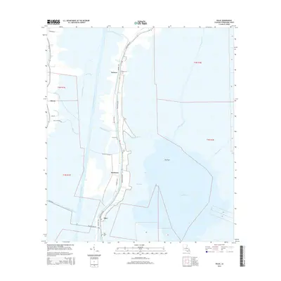 2015 Map of Dulac, 2015 Print