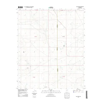 2013 Map of Dulce Draw, 2013 Print