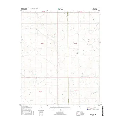 2017 Map of Dulce Draw, 2017 Print