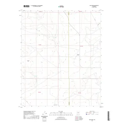 2020 Map of Dulce Draw, 2020 Print