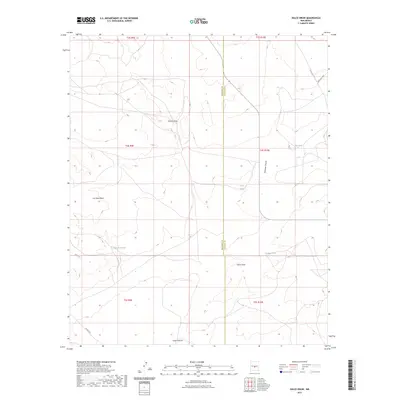 2023 Map of Dulce Draw, 2023 Print