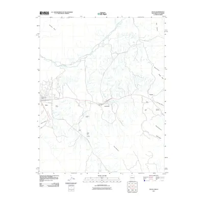 2011 Map of Dulce, 2011 Print