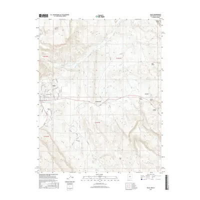2017 Map of Dulce, 2017 Print