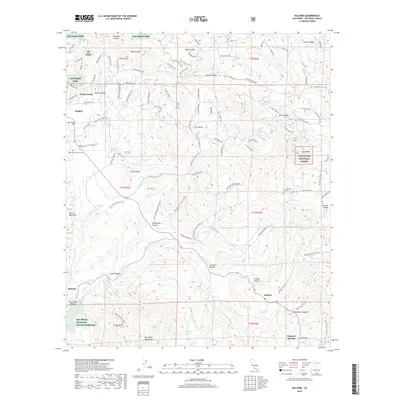 2018 Map of Dulzura, 2018 Print