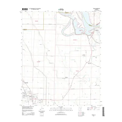 2014 Map of Dumas, 2014 Print