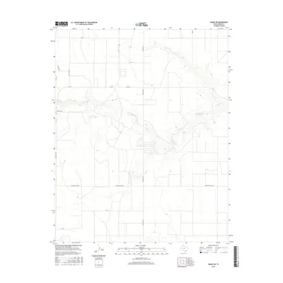 2016 Map of Dumas NE, 2016 Print