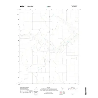 2019 Map of Dumas NE, 2019 Print