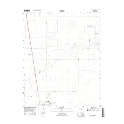 2016 Map of Dumas North, 2016 Print