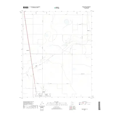 2019 Map of Dumas North, 2019 Print