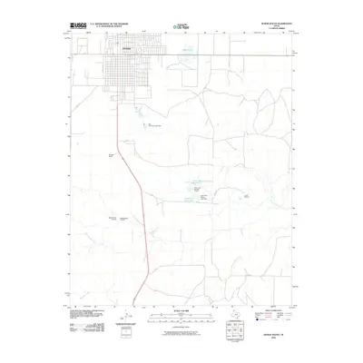 2010 Map of Dumas South, 2010 Print