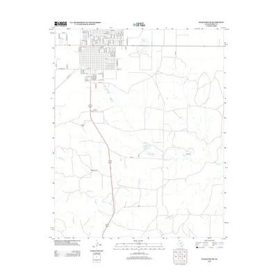 2013 Map of Dumas South, 2013 Print