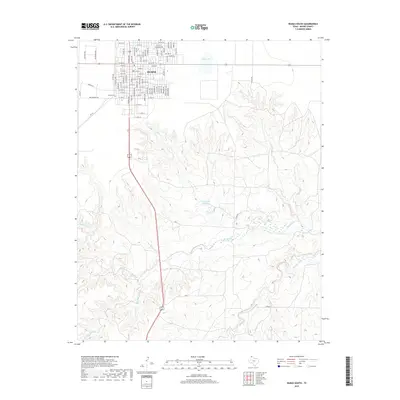 2019 Map of Dumas South, 2019 Print