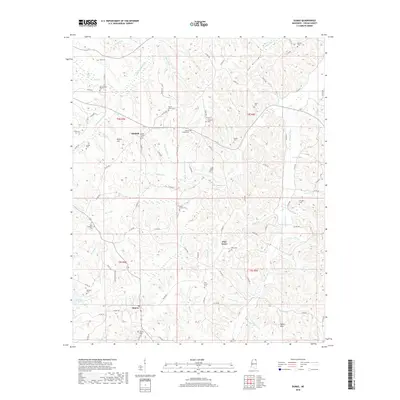 2018 Map of Dumas, 2018 Print