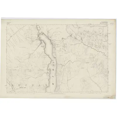 1860 Map of Dumbartonshire, Sheet IV, 1865 Print