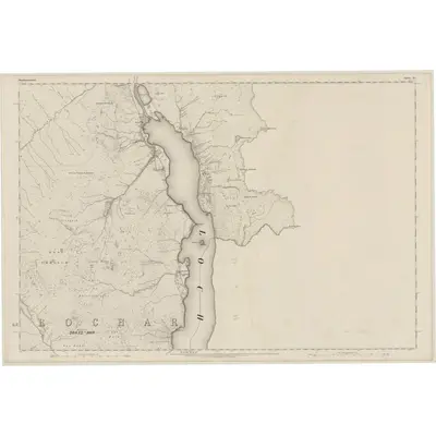 1860 Map of Dumbartonshire, Sheet IV, 1865 Print