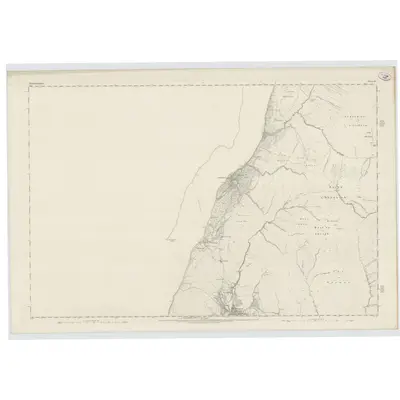 1860 Map of Dumbartonshire, Sheet IX, 1865 Print