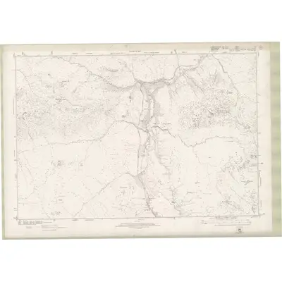 1914 Map of Dumbartonshire Sheet nII, 1924 Print